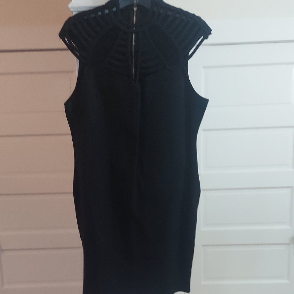 Fashion Nova Black Cutout Mini Dress